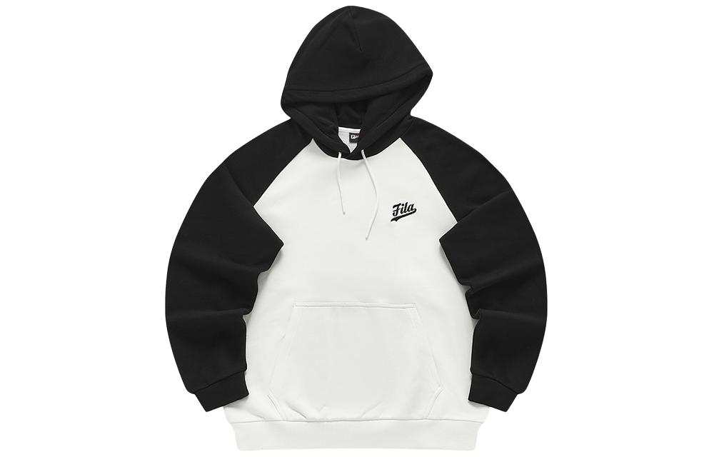FILA Retro Colorblock Pullover Hoodie - Classic Black T11M412203F-BK
