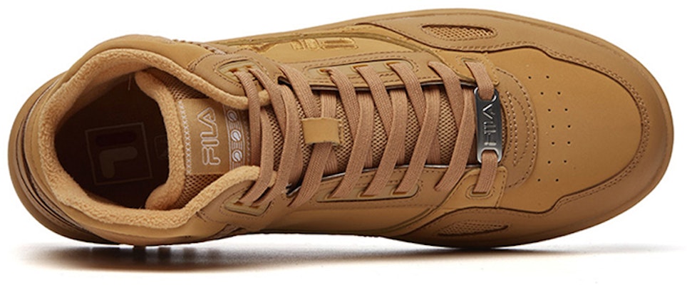 FILA High Top Retro Basketball Shoes Clay Yellow F12M141216FCL Lookbook FILA High Top Retro Basketball Shoes Clay Yellow F12M141216FCL