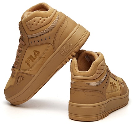 FILA High Top Retro Basketball Shoes Clay Yellow F12M141216FCL Shop FILA High Top Retro Basketball Shoes Clay Yellow F12M141216FCL