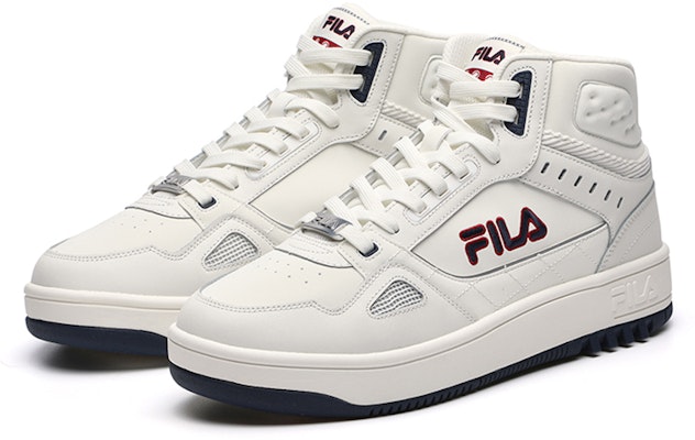 FILA Retro High‑Top Basketball Shoes 'White' F12M141211FSW Order FILA Retro High‑Top Basketball Shoes 'White' F12M141211FSW