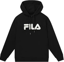 FILA Retro Hoodie Unisex Casual Style Black - Gender-Neutral Fashion F51U338298FBK FILA Retro Hoodie Unisex Casual Style Black - Gender-Neutral Fashion F51U338298FBK