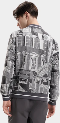 FILA复古针织长袖外套 男女同款 全印花休闲款式 F11M338703FZA Purchase FILA复古针织长袖外套 男女同款 全印花休闲款式 F11M338703FZA