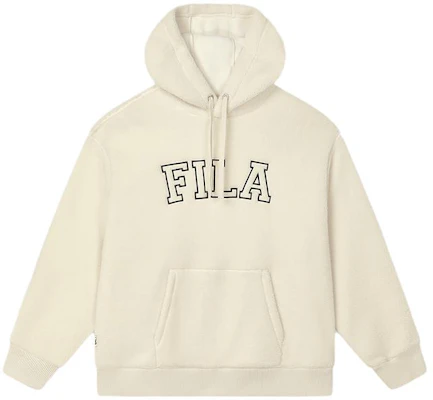 FILA Retro Letter Pullover Hoodie Unisex Off-White F11U339203F-IV Buy FILA Retro Letter Pullover Hoodie Unisex Off-White F11U339203F-IV