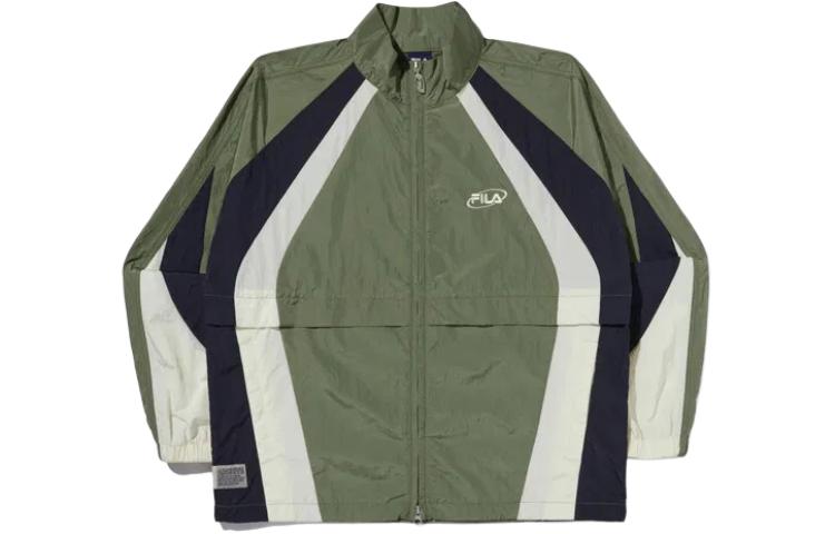 FILA Retro Logo Stripe Track Jacket Green Unisex FS2JKG2104XG-KH