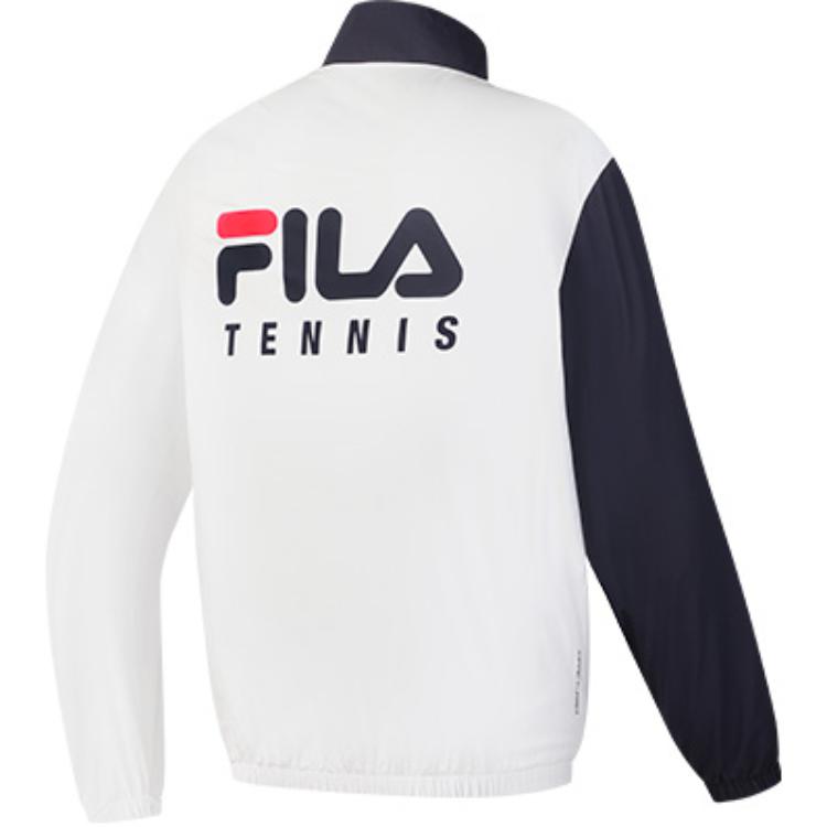 FILA Retro Loose Fit Colorblock Track Jacket - Jade White A11M443705F-WT 圖 3