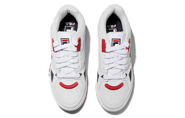FILA Unisex Low-Top Sneakers White/Red/Black 圖 4