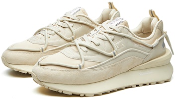 FILA FUSION 斐樂潮牌 復古 低幫 跑步鞋 男款 米色 Lookbook FILA FUSION 斐樂潮牌 復古 低幫 跑步鞋 男款 米色