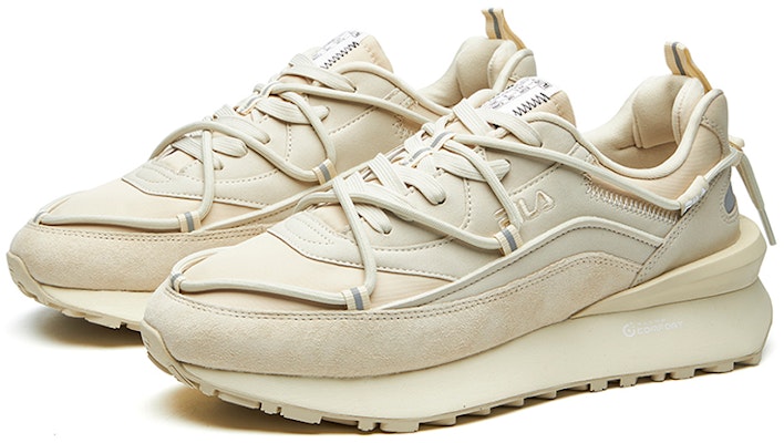 FILAレトロローカット クリーム (FILA Retoro Rōkatto Kurīmu) T12M111108FAW Lookbook FILAレトロローカット クリーム (FILA Retoro Rōkatto Kurīmu) T12M111108FAW
