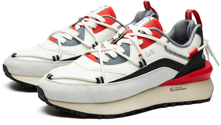FILA Retro Low Top White/Orange T12M111108FSO Lookbook FILA Retro Low Top White/Orange T12M111108FSO