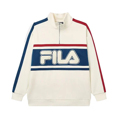 FILA Retro Pullover Sweatshirt Unisex - Vintage Style Casual Wear F51U349299ADB