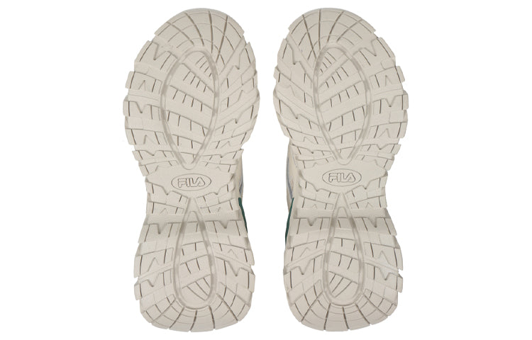 FILA Retro Running Shoes White/Grey/Green 圖 4