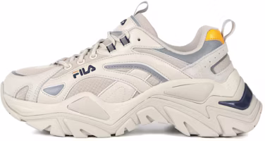 FILA Retro Running Shoes White/Grey/Yellow 1JM01283_092 FILA Retro Running Shoes White/Grey/Yellow 1JM01283_092
