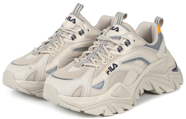 Order Chaussures Rétro Running FILA Blanc/Gris/Jaune 1JM01283_092