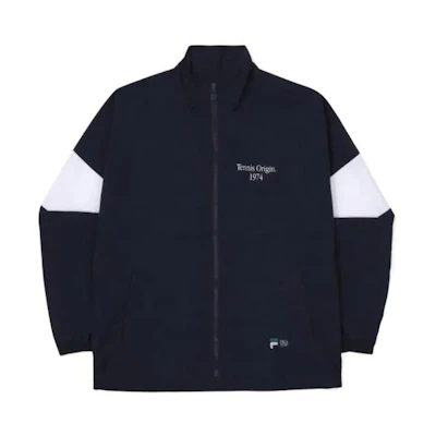 FILA Retro Sports Logo Zip Jacket Unisex Blue FE2JKF5105X-INA