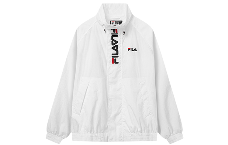 FILA Retro Sports Slim Fit Jacket Couple's Edition White F11M938709F-WT