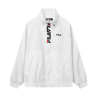 FILA Retro Sports Slim Fit Jacket Couple's Edition White F11M938709F-WT