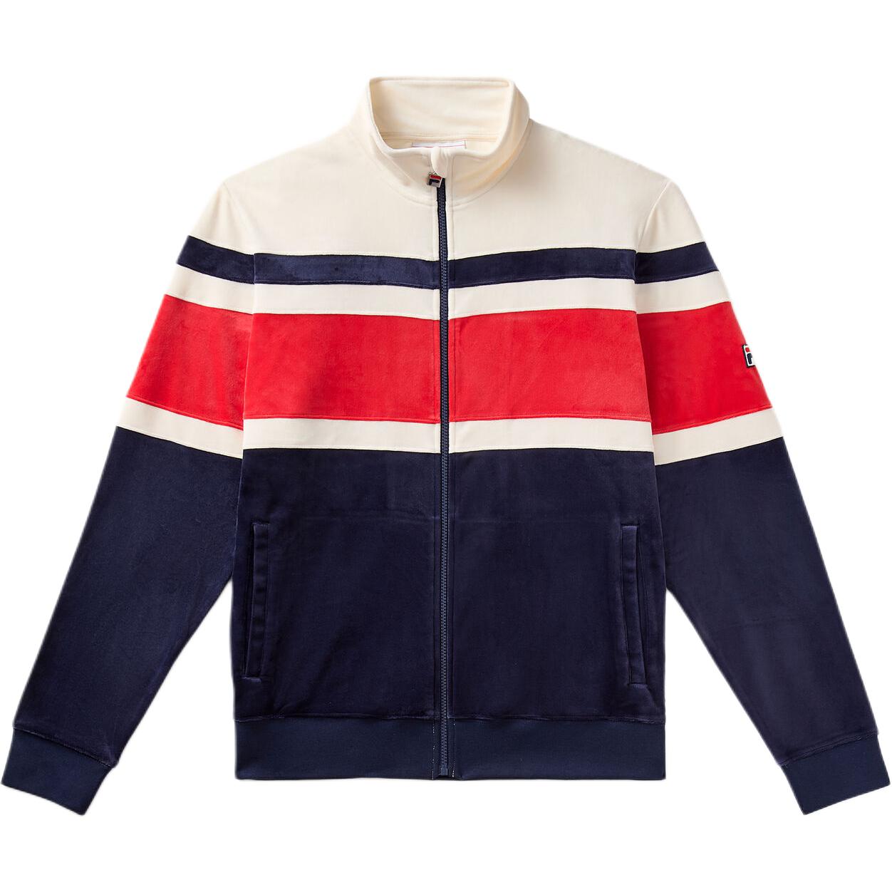 FILA Retro SS24 Logo Zip-Up Jacket - Blue/White/Red LM431147-488