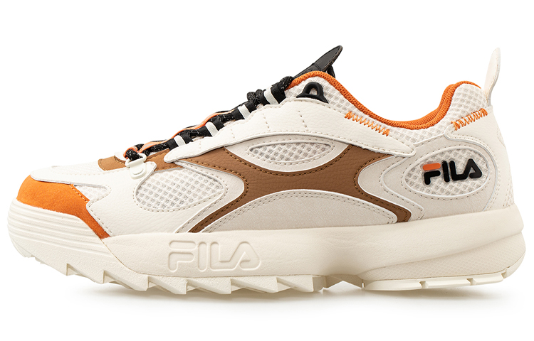 FILA RetroRunning Shoes White/Brown/Orange T12M034101FGA