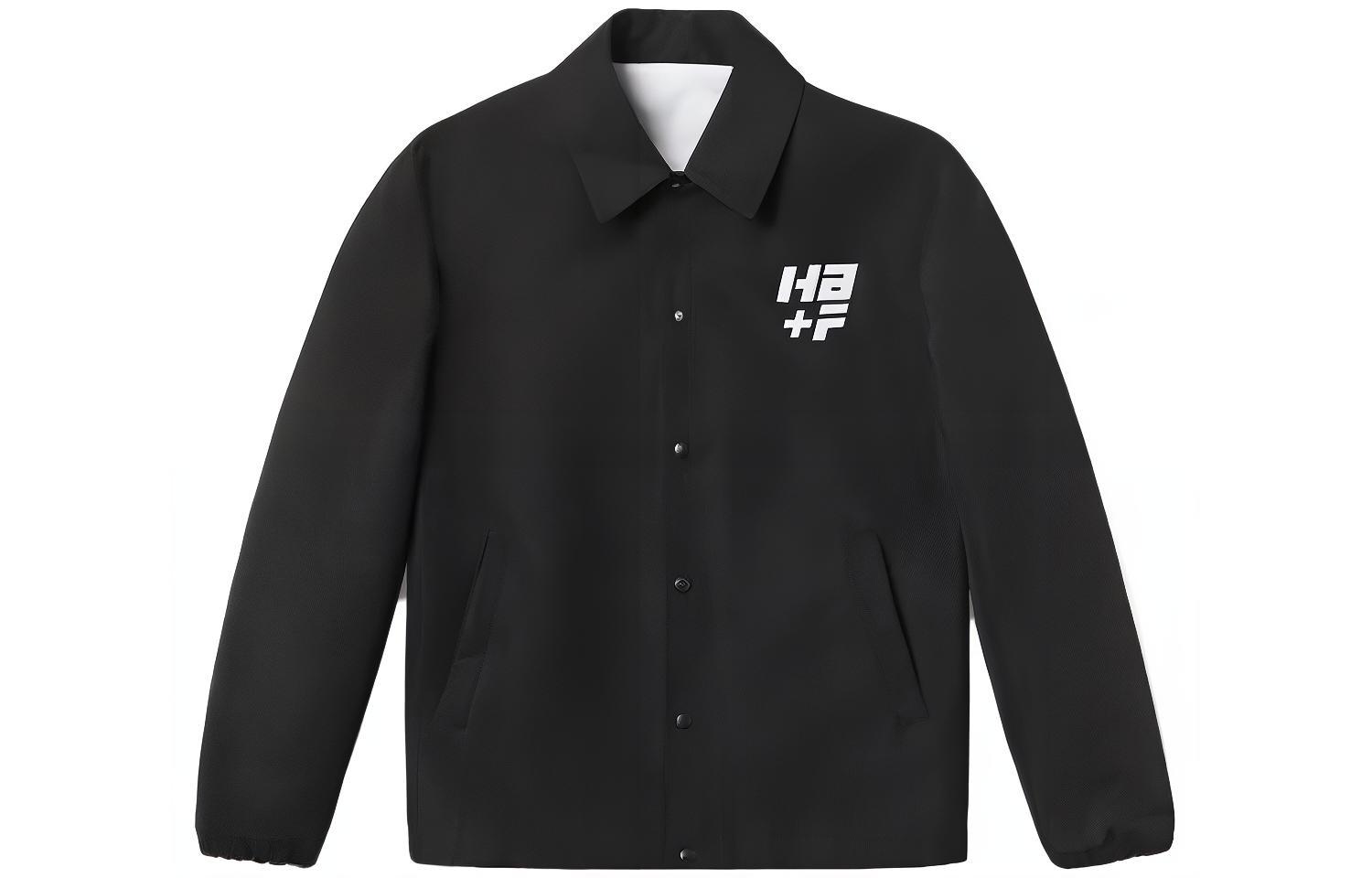 FILA Reversible Lettered Long-Sleeve Jacket Unisex - Black FS2JKF3H01X-BLK