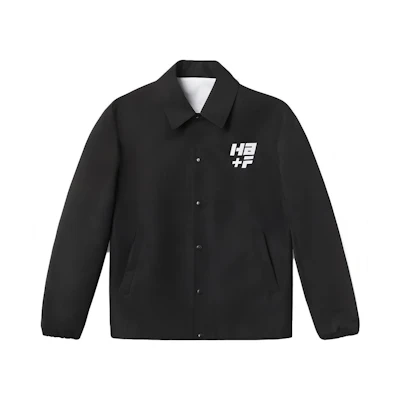 FILA Reversible Lettered Long-Sleeve Jacket Unisex - Black FS2JKF3H01X-BLK