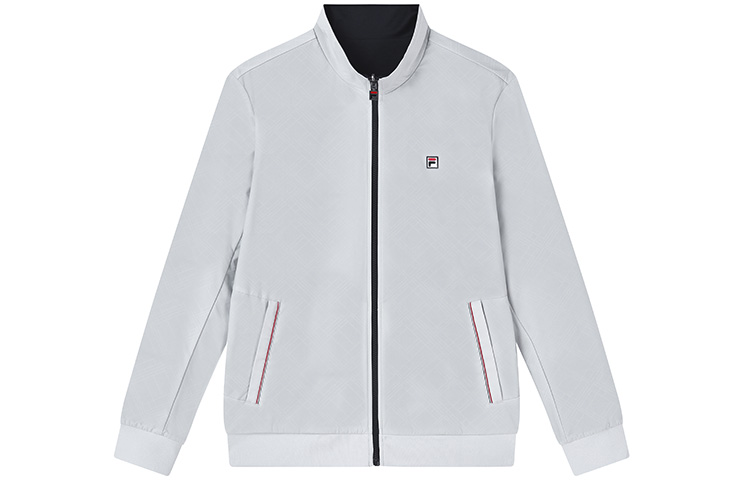 FILA Reversible Logo Stand-Collar Jacket in Legendary Blue F11M311505F-NV