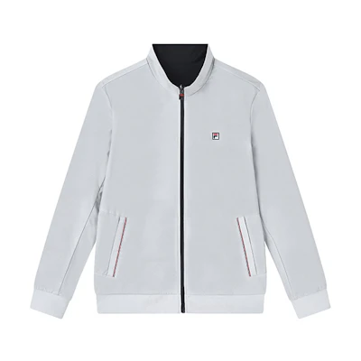 FILA Reversible Logo Stand-Collar Jacket in Legendary Blue F11M311505F-NV