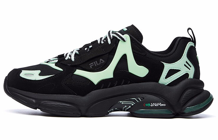 FILA RJV Low Running Shoes Black/Green T12M111107FBP