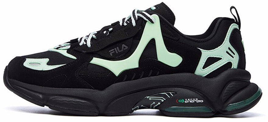 Zapatillas FILA RJV Low Running Negro/Verde T12M111107FBP Buy Zapatillas FILA RJV Low Running Negro/Verde T12M111107FBP