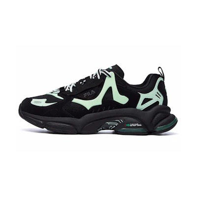 FILA RJV Low Running Shoes Black/Green