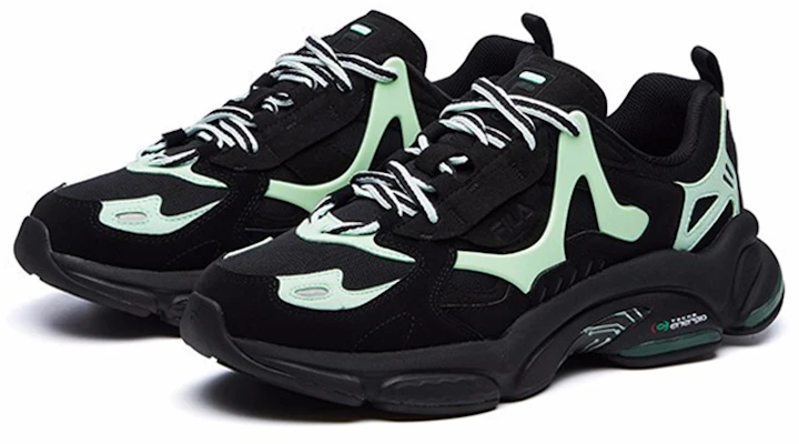 FILA RJV Low Kasut Lari Hitam/Hijau T12M111107FBP Lookbook FILA RJV Low Kasut Lari Hitam/Hijau T12M111107FBP