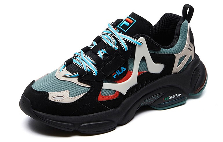 Order FILA RJV Lage Sneakers Hardloopschoenen Blauw/Zwart T12M111107FTB
