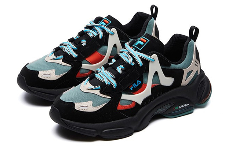 FILA RJV Low Top Running Shoes Blue/Black 圖 3