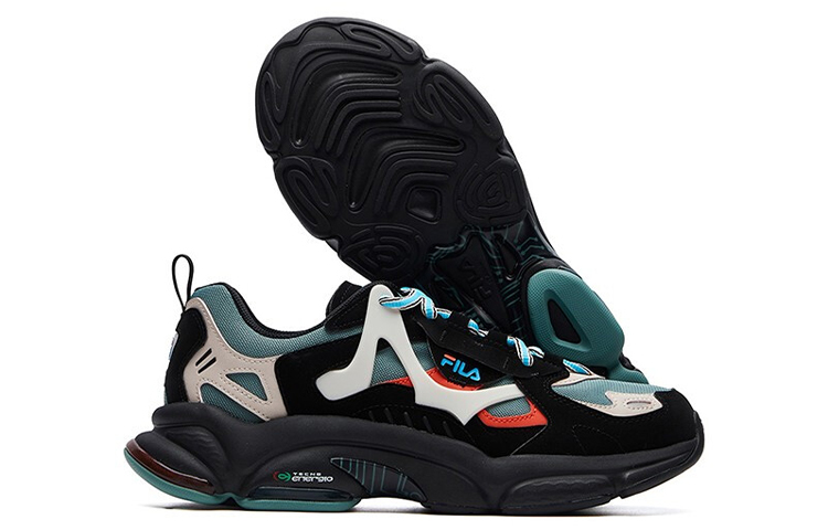 FILA RJV Low Top Running Shoes Blue/Black 圖 6