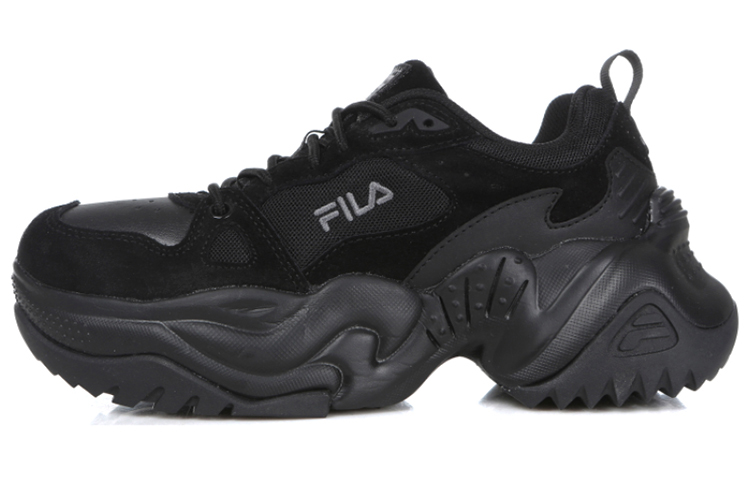 Buy Fila 斐樂 舒適厚底 低筒休閒老爹鞋 黑色 韓版