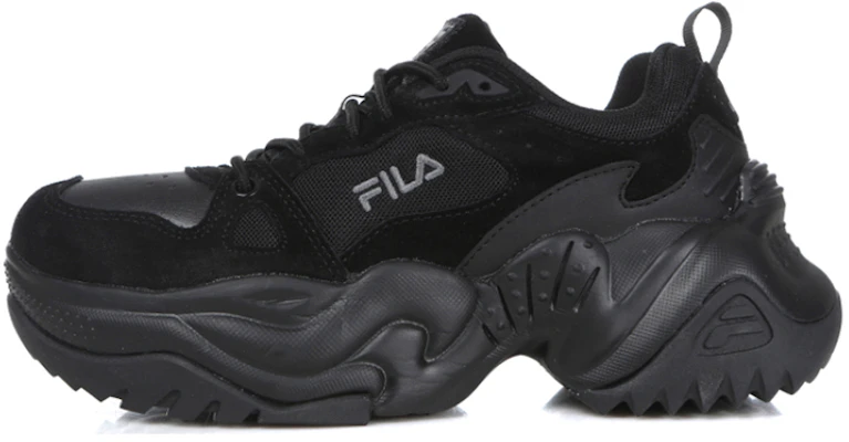 Fila 斐樂 舒適厚底 低筒休閒老爹鞋 黑色 韓版 Buy Fila 斐樂 舒適厚底 低筒休閒老爹鞋 黑色 韓版