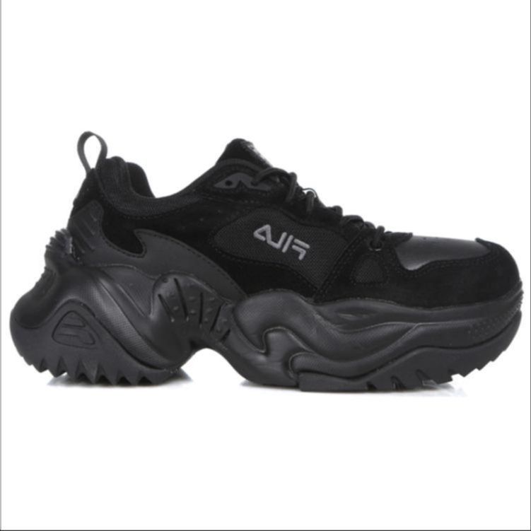 Order Fila 斐樂 舒適厚底 低筒休閒老爹鞋 黑色 韓版