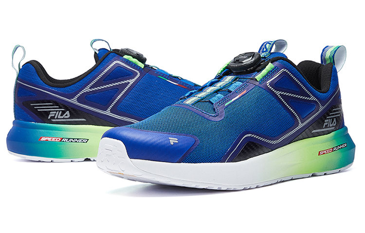 Shop フィラ スピードランナーBOA ローカット ブルー A12M022207FBL