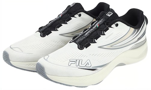 FILA斐樂 防滑耐磨 低幫 跑步鞋 男款 黑白 Lookbook FILA斐樂 防滑耐磨 低幫 跑步鞋 男款 黑白