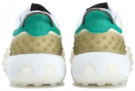 FILA斐乐 防滑耐磨 低筒 跑步鞋 男款 白綠 Shop FILA斐乐 防滑耐磨 低筒 跑步鞋 男款 白綠