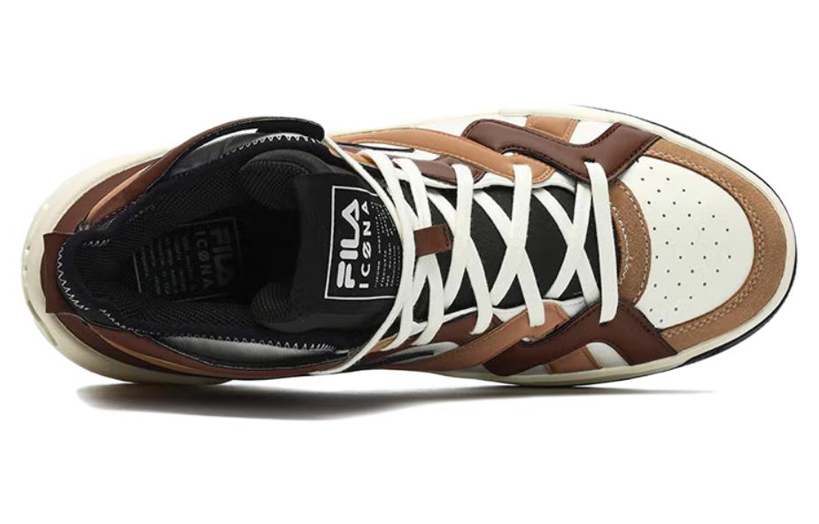 Lookbook FILA斐樂 Salto Fx 休閒 中筒 板鞋 男款 棕色