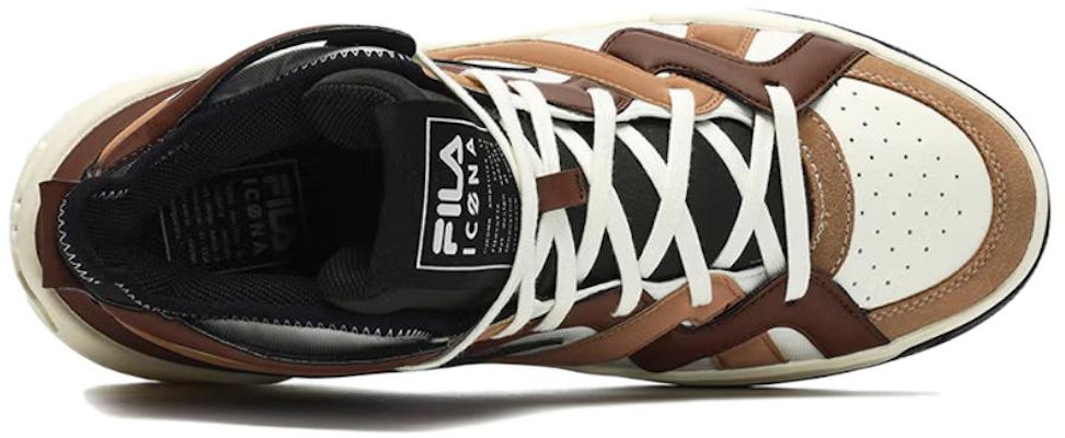 FILA斐樂 Salto Fx 休閒 中筒 板鞋 男款 棕色 Lookbook FILA斐樂 Salto Fx 休閒 中筒 板鞋 男款 棕色