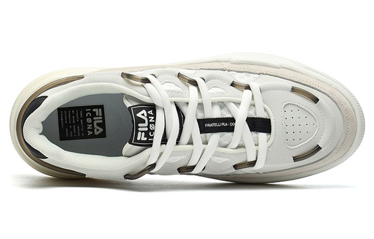Lookbook FILA斐乐 Salto 低筒 复古籃球鞋 男款 明亮白