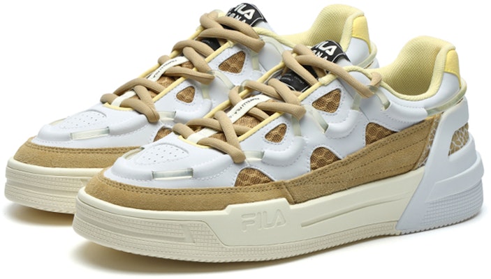 FILA斐樂 Salto 低幫 復古籃球鞋 男款 白棕 Order FILA斐樂 Salto 低幫 復古籃球鞋 男款 白棕