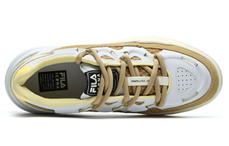 Lookbook FILA斐樂 Salto 低幫 復古籃球鞋 男款 白棕