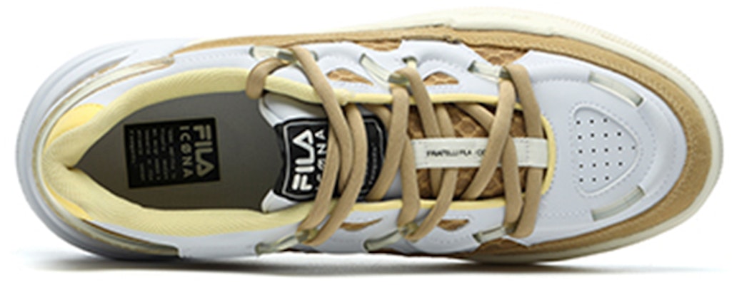 FILA斐樂 Salto 低幫 復古籃球鞋 男款 白棕 Lookbook FILA斐樂 Salto 低幫 復古籃球鞋 男款 白棕