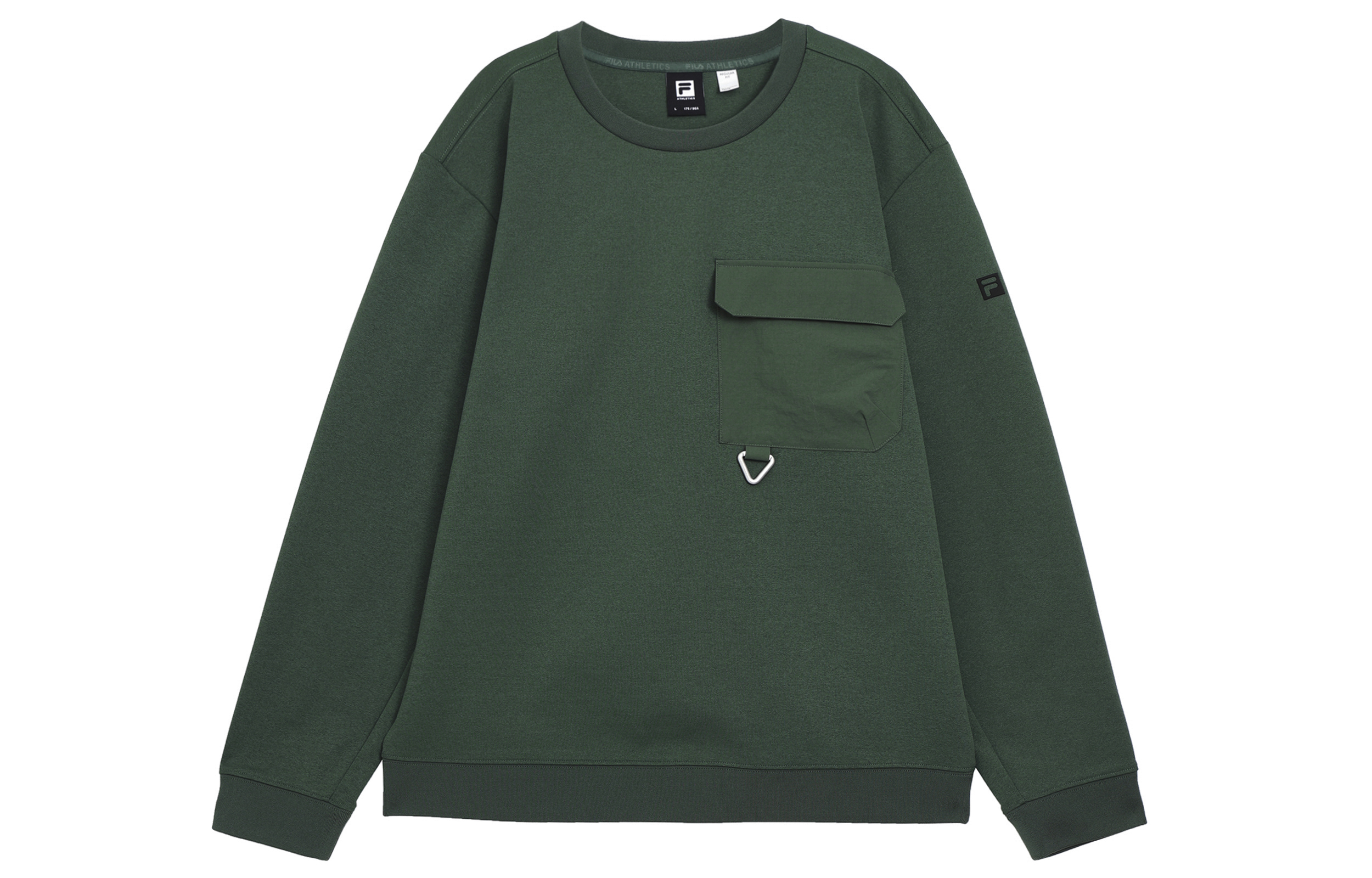 FILA Siberian Green Crewneck Pullover Sweatshirt A11M417202-FDG