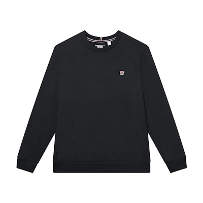 FILA Simple Casual Knit Pullover Sweatshirt Legend Blue - Fall Collection F11M331203FNV