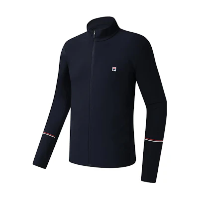 FILA Simple Knit Long-Sleeve Summer Jacket RD Royal Blue A11M323501F-NV
