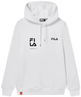 FILA Simple Logo Knit Casual Hoodie Men’s Standard White F11M249203F-WT FILA Simple Logo Knit Casual Hoodie Men’s Standard White F11M249203F-WT