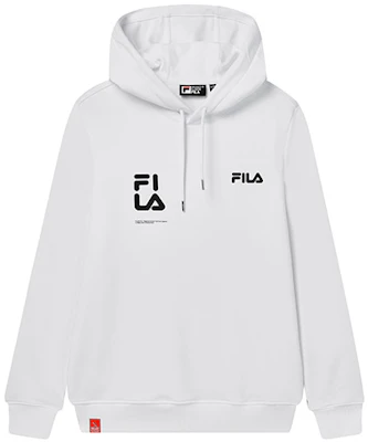 FILA Simple Logo Knit Casual Hoodie Men’s Standard White F11M249203F-WT Buy FILA Simple Logo Knit Casual Hoodie Men’s Standard White F11M249203F-WT